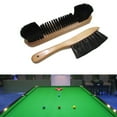 thumbnail image 2 of 2Pcs Set Pair Rail Felt Brush Cleaner Billiard Snooker Pool Table Wooden Durable Tool Outdoor, 2 of 8