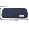 thumbnail image 3 of njshnmn Large Capacity Pencil Case Solid Color Macaron Double Window Functional Pencil Case Pencil Case for Teen Girls, 3 of 8