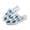 Argyle Check Pattern, variant on Dancing Skeleton Breathable Mesh Slip On Clogs | Unisex Summer Non-Slip Comfortable Shoes for Halloween Party