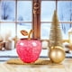 thumbnail image 4 of Adorno De Manzana De Cristal 1 unidad de adorno de manzana de cristal rosa,regalo personalizado de Nochebuena para amigos y familiares,decoración romántica navideña. Rkxzt, 4 of 9