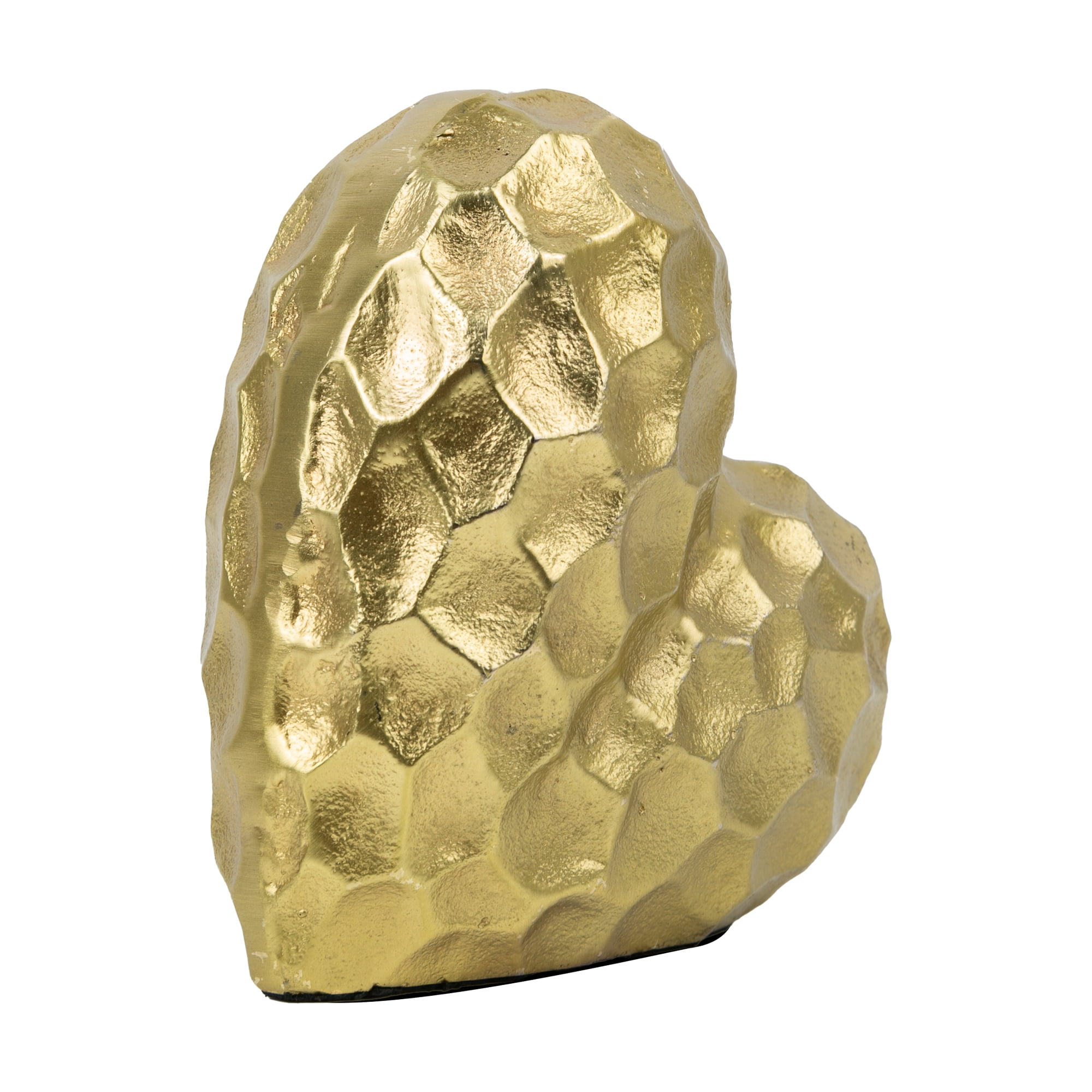 Mainstays Gold Heart Figurine, Cast Metal