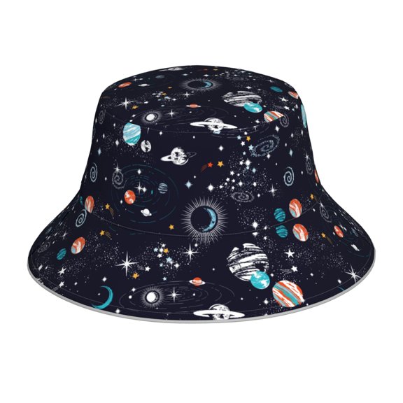 Balery Galaxy2 Sun Hats for Men Women Bucket Hat UPF 50  Buckey Hat Boonie Hat Foldable UV Protection Hiking Beach Fishing Summer