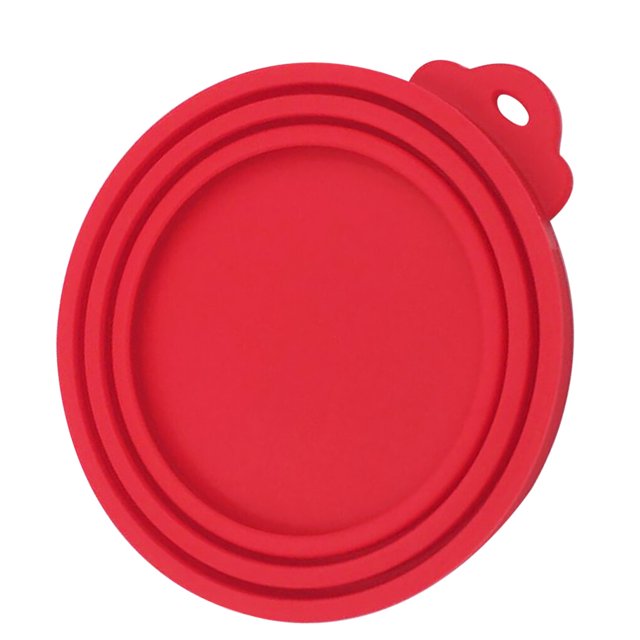 Methold Tapa de Lata de Comida para Mascotas Tapa de Tarro de Silicona Tapa enlatada Universal Sellada para Animales para Tres tamaños Suministros para perros No.01