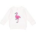thumbnail image 2 of Inktastic Ladylike Flamingo Toddler Sweatshirt, 2 of 4