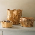 thumbnail image 2 of Plow & Hearth Root Of The Earth Bowls- Set of 3, 2 of 3