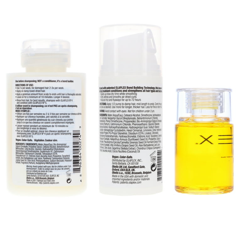 Olaplex Hair Perfector No. 3, Bond Smoother No. 6 & Bonding