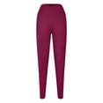 thumbnail image 5 of qolati Plus Size Leggings for Women Butt Lift High Waist Yoga Pants Stretch Athletic Workout Tapered Joggers Sweatpants with Pockets, 5 of 6