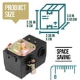 thumbnail image 2 of Control del interruptor de presión del compresor de aire 90-125 PSI 26 A, 2 of 5