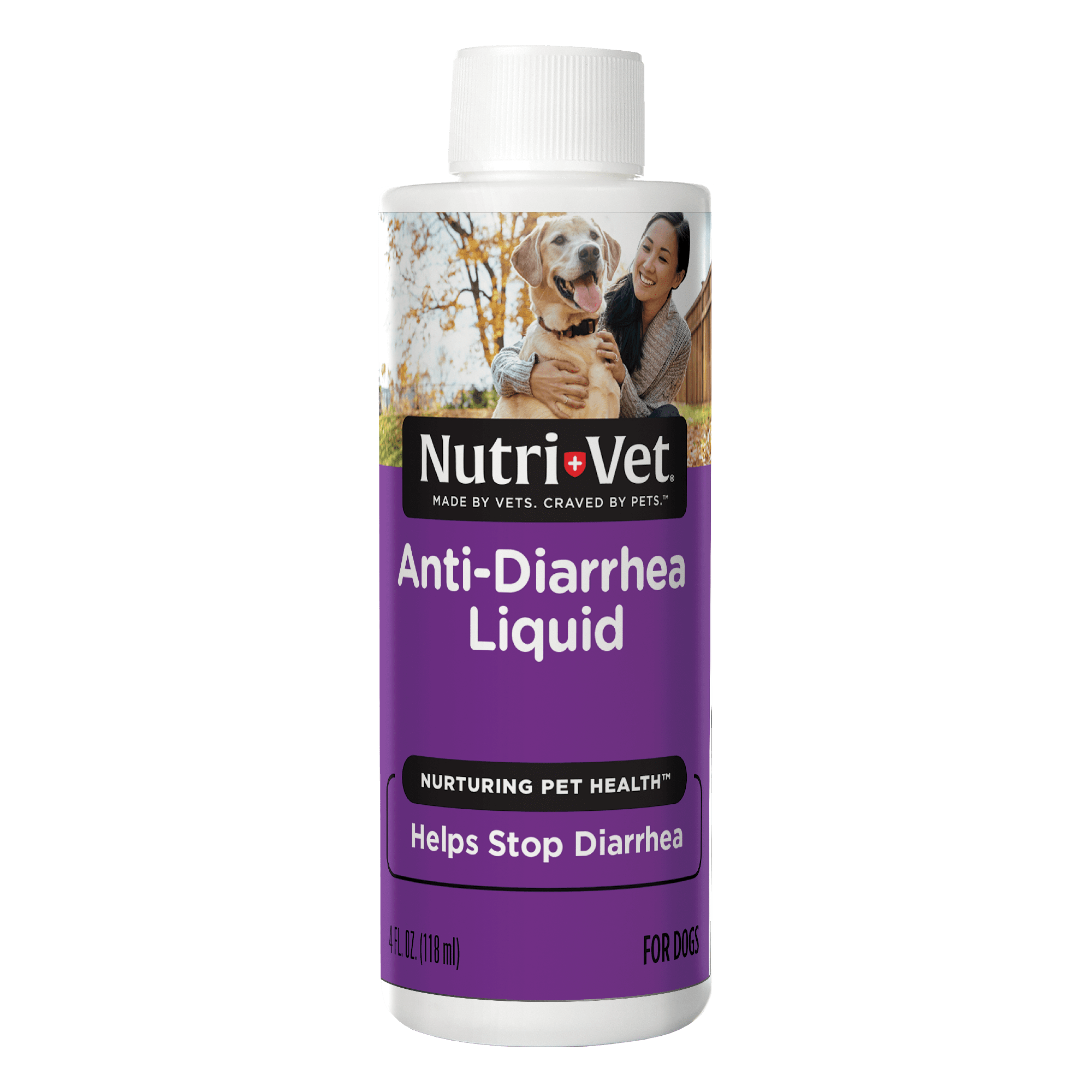 NutriVet AntiDiarrhea Liquid for Dogs Helps Sooth Upset Stomach