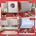 thumbnail image 3 of Dsscvnef Festive Velvet Christmas Carpet Set Home Décor Room Rug Cozy Winter Floor Mat for Seasonal Cheer 2PCS, 3 of 6