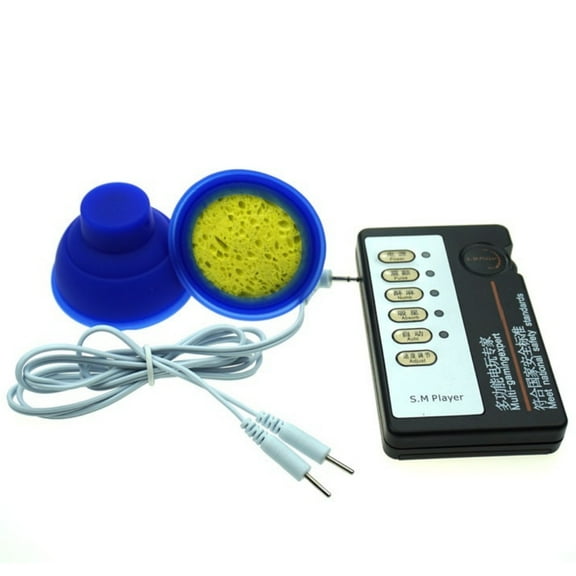 Blue Conductive Cupping Massager Full Body Massage Kit