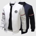 thumbnail image 2 of 2024 Nuevas chaquetas de moda Cfmoto para primavera y otoño, ropa deportiva para exteriores, chaquetas de vuelo con cuello alto de color sólido para hombre, abrigo cómodo, 2 of 5