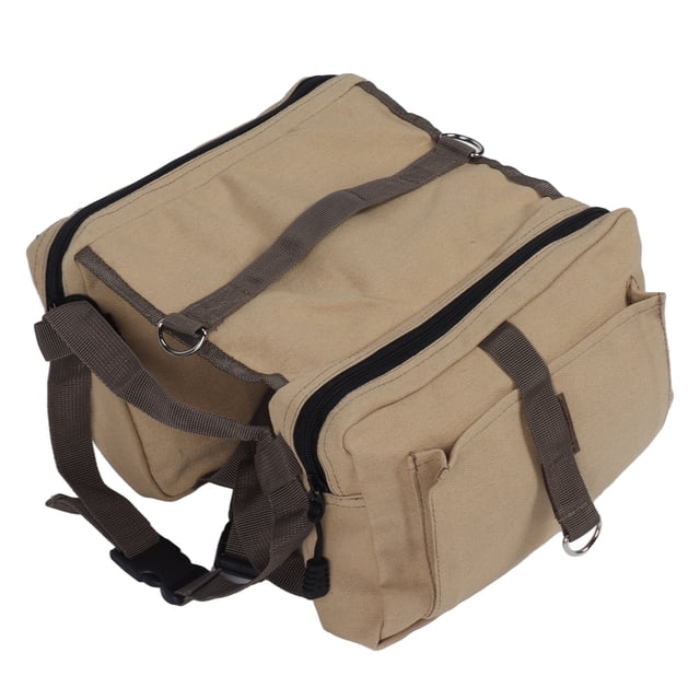 Arnés tipo mochila para perros, ligero, para acampar, con bolsillos, para senderismo al aire libre y viajes.