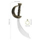 thumbnail image 4 of 1 Juego de pendientes de aro con espada de Cosplay para fiesta de piratas, accesorio de actuación de Halloween, accesorio de vestir de pirata, 4 of 8