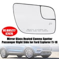 thumbnail image 1 of Mirror Glass Heated Convex Spotter Passenger Right Side for Ford Explorer 11-18, 1 of 10