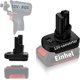 thumbnail image 1 of Adaptador de Batería para Herramientas Eléctricas Bosch de 12 V, Convertidor Adaptador de Batería Compatible con Batería de Iones de Litio Einhell de 18 V Que Se Convierte en Batería Bosch de 12 V, 1 of 10