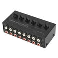 thumbnail image 6 of Mini Stereo Mixer 6 Channel Independent Volume Control Portable Passive Mixer for PC CD Laptop, 6 of 8