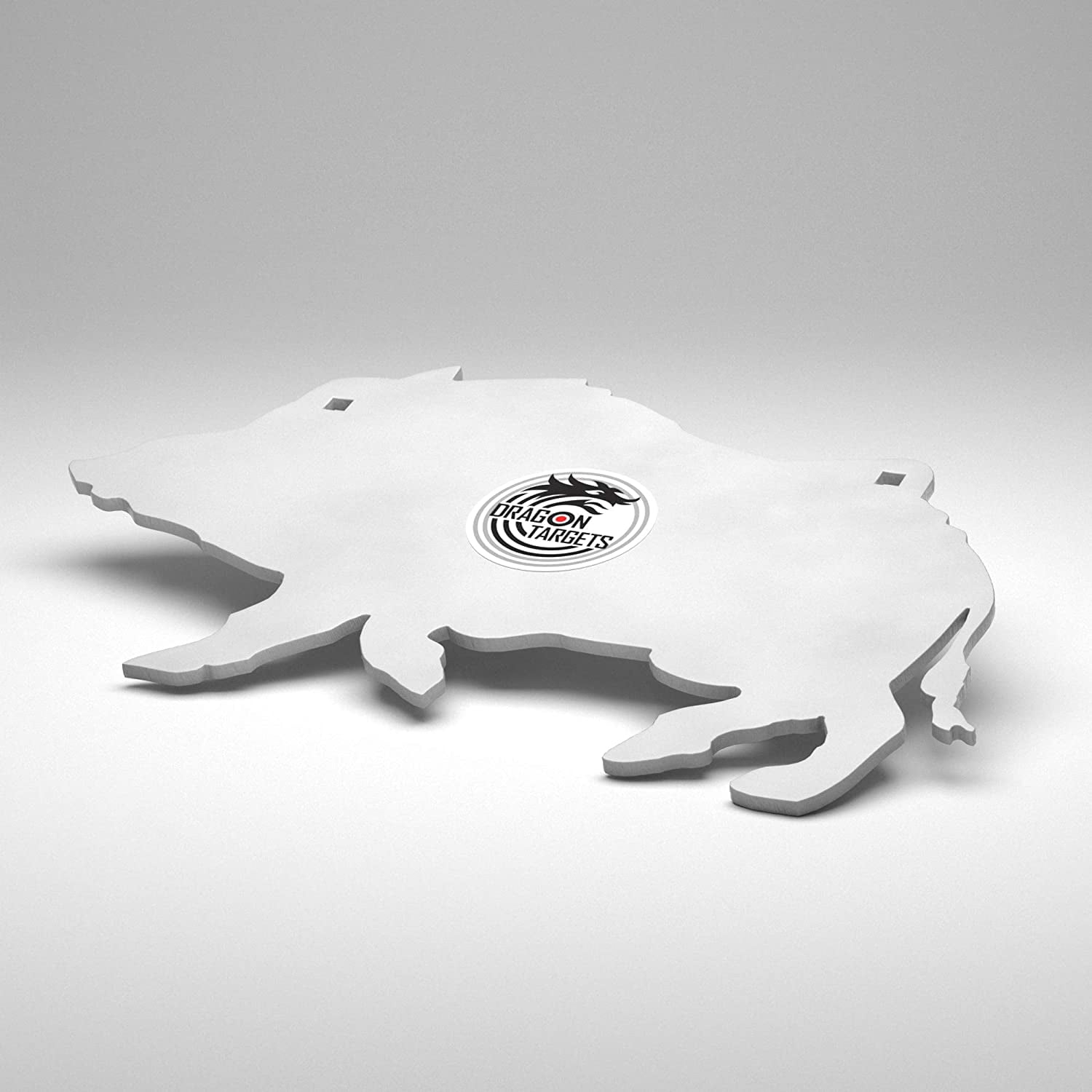 Dragon Targets Rancher Supply AR500 Steel Targets for Shooting 3/8 inch Thick Laser Cut Animal Shapes, Painted and Ready to Shoot AR500 Steel Targets Made in USA (Hog)
