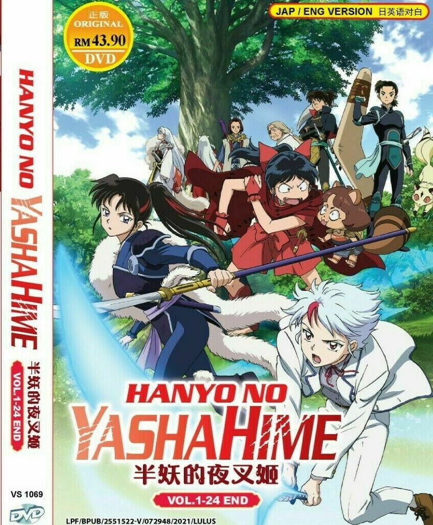 DVD Anime Inuyasha + Hanyo No Yashahime (1-241 End) +4 Movies +