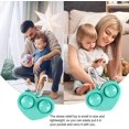 thumbnail image 2 of 2021 New Fidget Dimple Toy Keychain Pendent, Silicone Bubbles Flipping Board Toy, Stress Relief Simple Sensory Dimple Toy for Concentration Training, Hand Exercise Educational Toy for Kid Adult (#17), 2 of 8