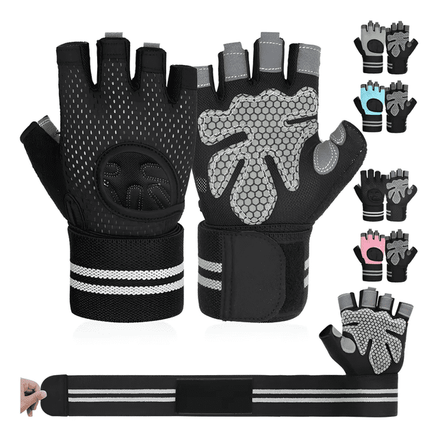 Guantes Para Gym Pesas Deportivos Muñequeras Mujer Y Hombre Xtellar rosa