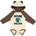 thumbnail image 3 of Inktastic Welding Future Welder Boys Long Sleeve Baby Bodysuit, 3 of 5