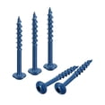 thumbnail image 1 of Unique Bargains #8x1-1/2" Pocket Hole Screws, 200 Pack Square Drive Self Tapping Wood Screws, Blue, 1 of 6