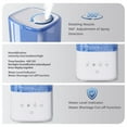thumbnail image 7 of 6L Warm & Cool Mist Humidifiers for Bedroom, Top Fill Air Humidifier, 60H Runtime, 28dB Quiet Operation, Automatic Shut-off Switch, 12H Timer, for Home, Office, 7 of 7
