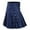 Navy_002, variant on Fgnfyis Men's Black Vintage Traditional Solid Pleated Skirt with Cargo Pockets Scottish Clothing Black_001 L
