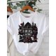 thumbnail image 1 of 1pc Women's Book & Rose Print T-Shirt - "GOOD S READ BOOKS" Graphic Tee with Floral & Book Design, Vibrant Pink Casual Round Neck Top for Book Lovers, All-Season Machine Washable, Book Lovers Gifts, 1 of 6