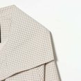thumbnail image 6 of Bxsruta Womens Plaid Jacket Double Breasted Lapel Collar Short Outerwear Casual Coat, 6 of 8