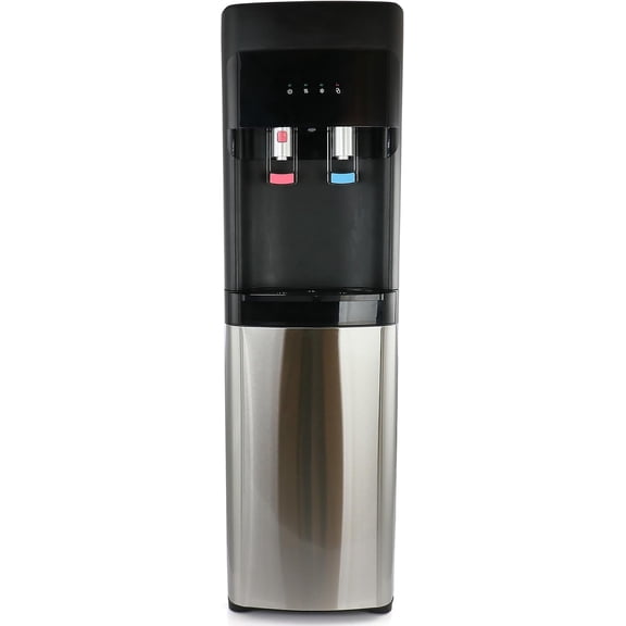 3-5  Gallon Bottom Load Water Dispenser with Hot, Cold & Room Temperature Settings, UV Self-Cleaning System, Child Safety Lock, Stainless Steel Water Cooler for Home and Office