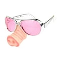 thumbnail image 1 of Gafas de nariz grande de cerdo jinwen Gafas de sol de fiesta para adultos y niños rosa, 1 of 8