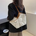 thumbnail image 2 of Bolso de hombro elegante de piel sintética de gran capacidad, elegante y dulce, con forma de M, 2 of 8
