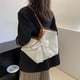 thumbnail image 2 of Bolso de hombro elegante de piel sintética de gran capacidad, elegante y dulce, con forma de M, 2 of 8