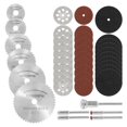thumbnail image 1 of 41PCS  Cutting Wheel Cut Off Discs Coated Rotary Tools W/Mandrel 22mm for Dremel (Cutting Wheel Set), 1 of 11