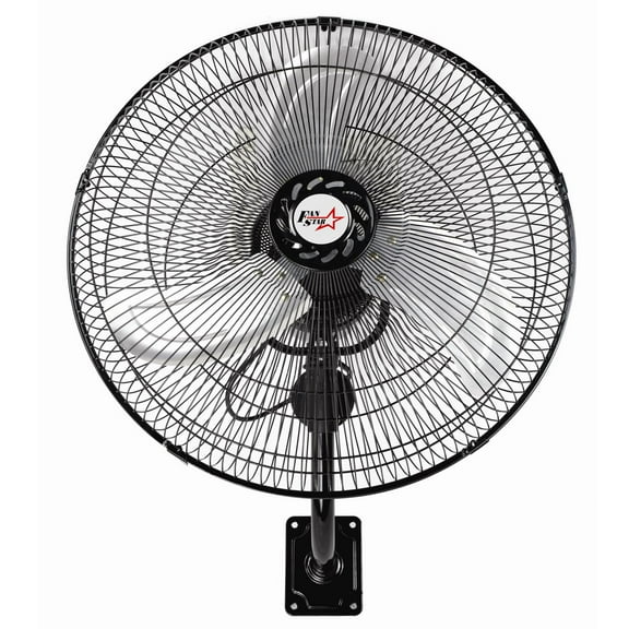 Ventilador de Pared Mytek 3196 18' 3 Vel Oscilatorio Negro