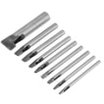 thumbnail image 2 of Leather Craft Hole Punch Set,2mm 9pcs Leather Oval Shape Hole Punch Kit Cutter Hollow DIY Tool Oval Shape Punch Cutter Tool  For Leather Watch Bands Belts  Paper Plastics, 2 of 8