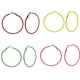 thumbnail image 2 of Pendientes de aro grandes de color caramelo coreano Pendientes de moda exagerados Joker para mujer Anillo grande de círculo europeo y americano, 2 of 5