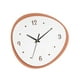 thumbnail image 2 of Reloj de pared silencioso con números fáciles de usar, resistente al desgaste, decorativo, moderno y práctico para el hogar. Naranja, 2 of 9