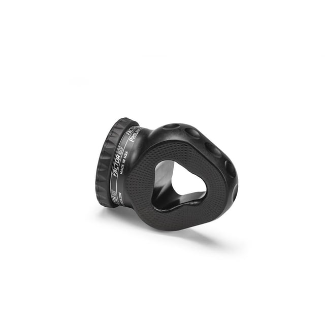 Factor 55 Winch Cable Shackle Mount 00310-04 Prolink E; Fits 3/4 Inch Shackles/D-Rings; Fits 3/8 Inch Steel Cable/Synthetic Winch Rope; 16000 Pound Load Capacity; Powder Coated; Black; Aluminum