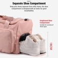 thumbnail image 4 of Bolsa de Gimnasia Deportiva de Compartimento Con Bolsa de Vije Semanal de Comparación de Zapatos para Mujeres, 4 of 7