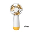 thumbnail image 3 of Inteprter Ventilador portátil ABS Motor sin escobillas alimentado por recargable tipo C carga 3 engranajes ajustable enfriador de bajo ruido con Electrodomésticos Blanco Inteprter HA074339-04, 3 of 6