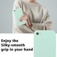 thumbnail image 3 of Case for iPhone 7/8/SE 2020/SE 2022, Ultra Slim Shockproof Protective Phone Case Compatible with iPhone 8, Soft Frosted TPU Stylish Protective Cover for iPhone SE 2022, Light Cyan, 3 of 13