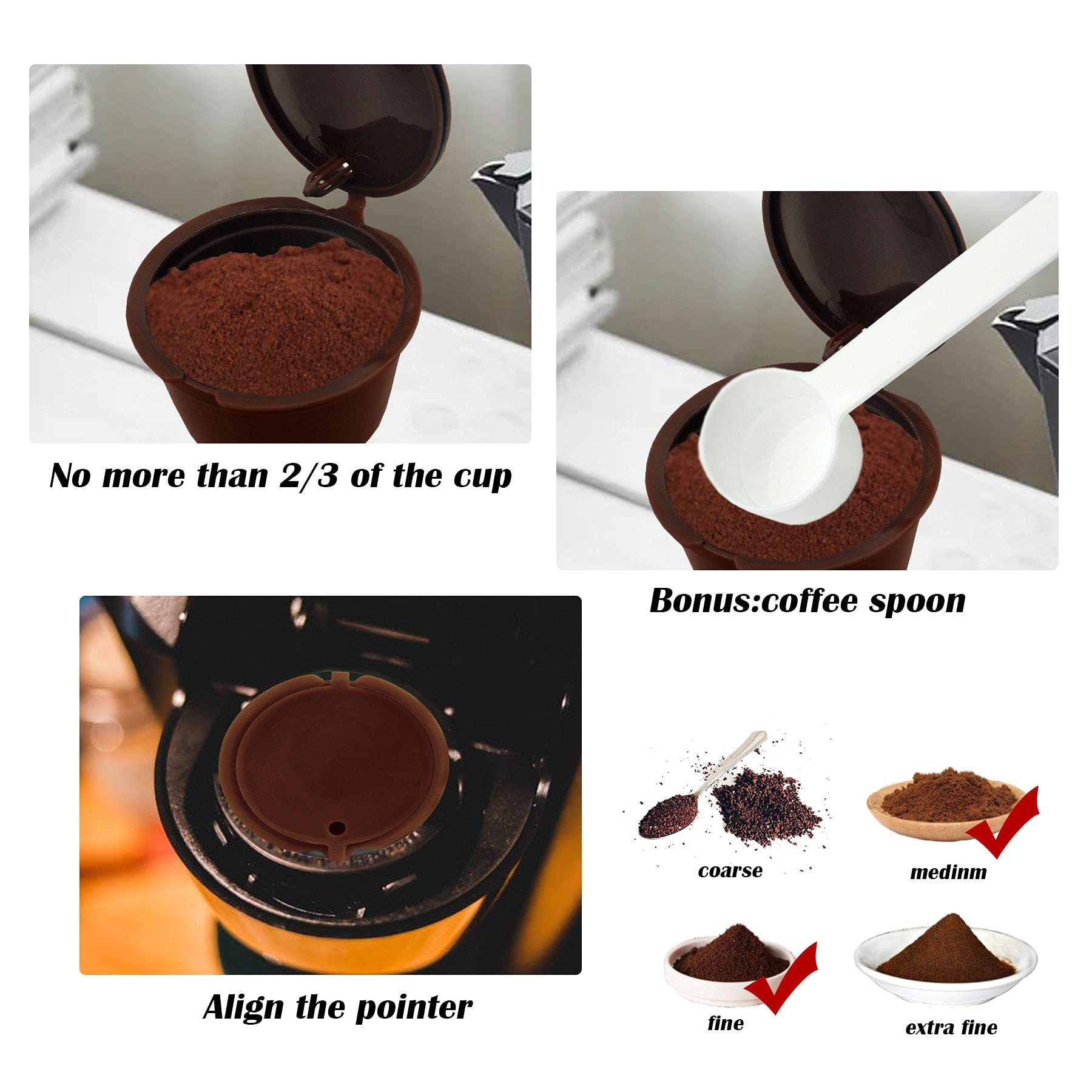 Reusable Pods For Dolce Gusto (Duo Pack 2 Pods, 200 Paper Filters