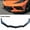 Carbon Fiber Look, variant on HUIMART For Corvette C8 2020-2022 2023 5VM Style Front Bumper Lip Spoiler Glossy Black