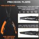 thumbnail image 3 of Multifunction Fishing Pliers Teflon Coating Fishing Split Ring Pliers with Hook Sharpener Stainless Steel Fishing Tools, 3 of 5