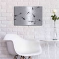 thumbnail image 5 of Luxe Metal Art 'Bird's footprints' by Luxe Portfolio, Metal Wall Art, 24"x16", 5 of 8