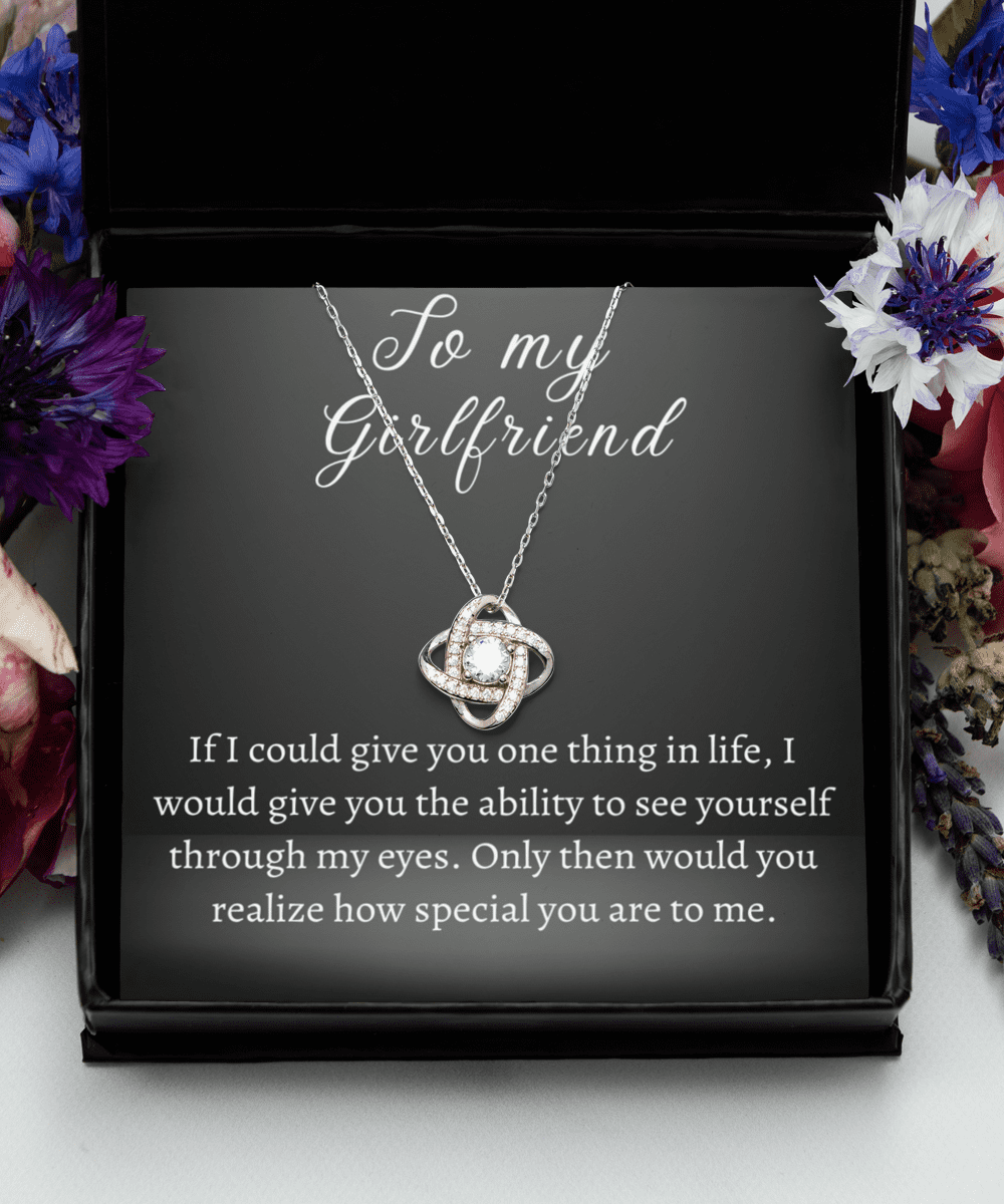 Girlfriend Gift Necklace, Valentines Day Gift Necklace, Gift From Boyfriend, To My Girlfriend Gift Necklace, Gift for Valentines Day