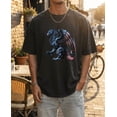 thumbnail image 4 of Patriotic American Eagle Bootleg Retro 90s Griffin Graphic Comfort Colors T-Shirt for Men, 4 of 5